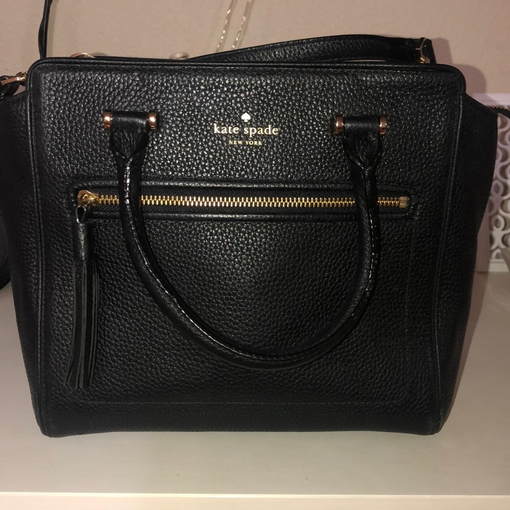 Black Kate Spade purse - great condition